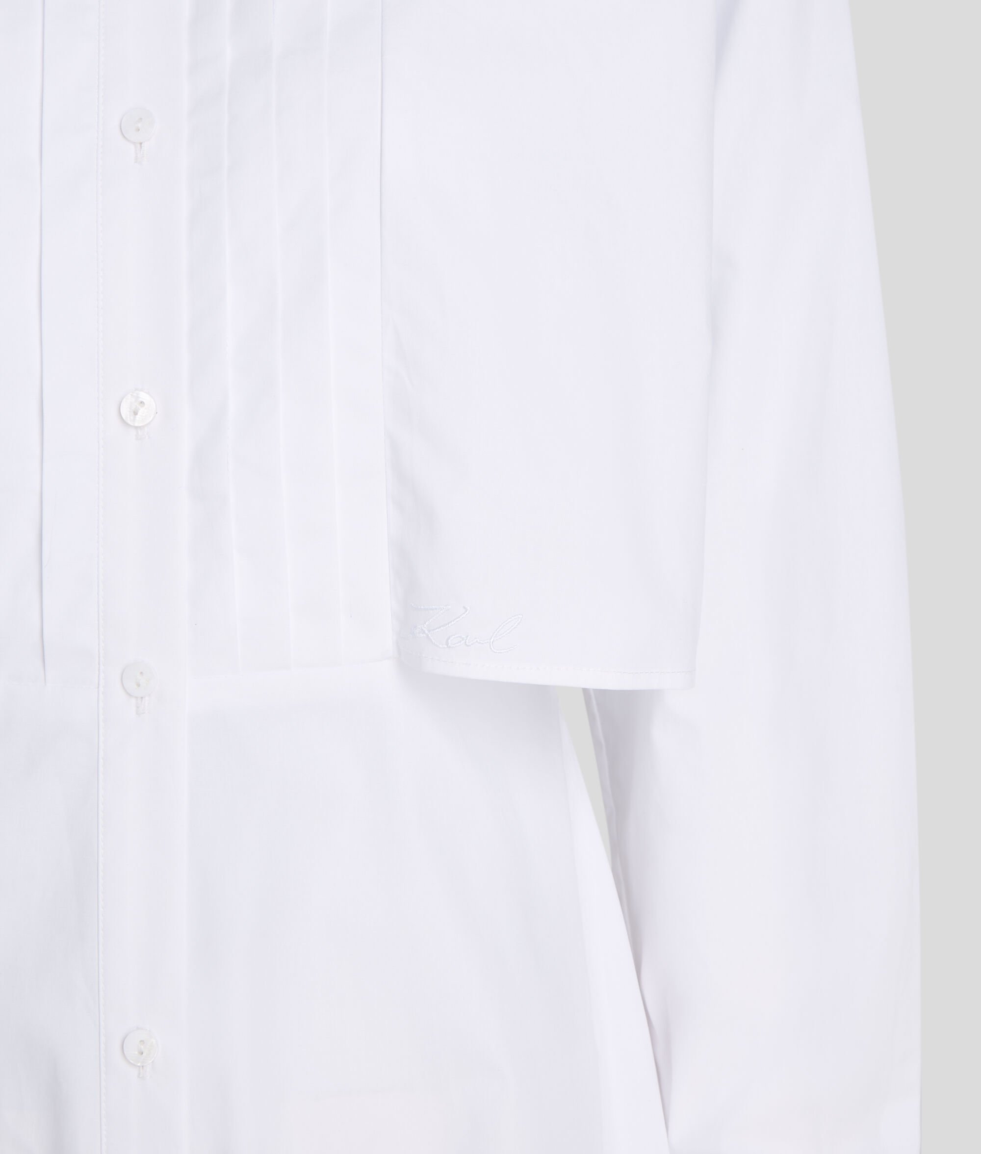 (image for) Fascinating BIB-DETAIL SHIRT DRESS